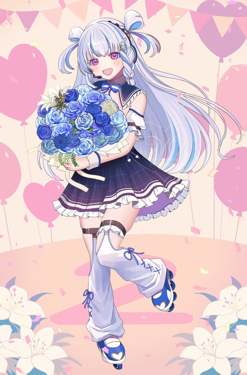 百合乃めに🩵🛼高校生Vsinger tweet media