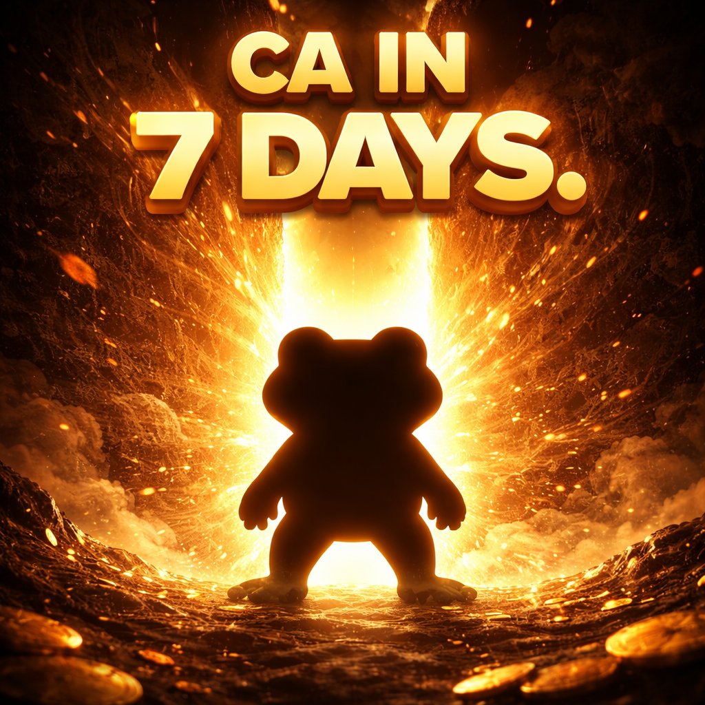 7 days.
No second chances this time. 🐸
👉 
t.me/frogofpeace⁠�
#memecoin #Crypto #Israël #FutureTalk #Jup #Pump