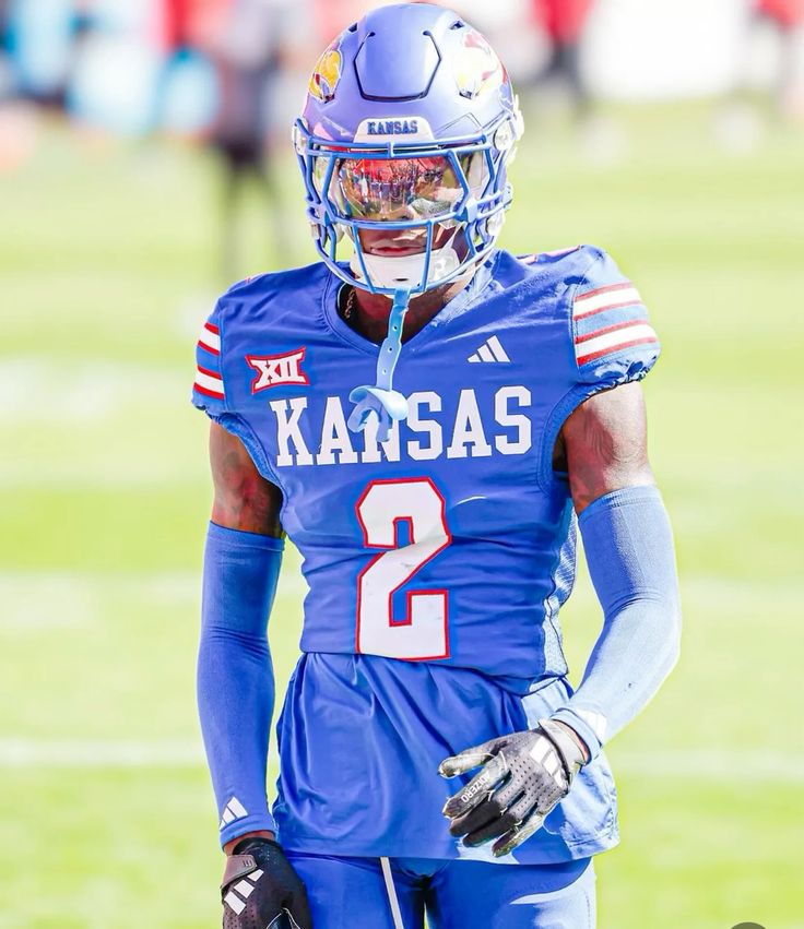 CFBHome's tweet photo. The Kansas Jayhawks uniform combinations are definitely underrated. https://t.co/W7J6bjXPrz