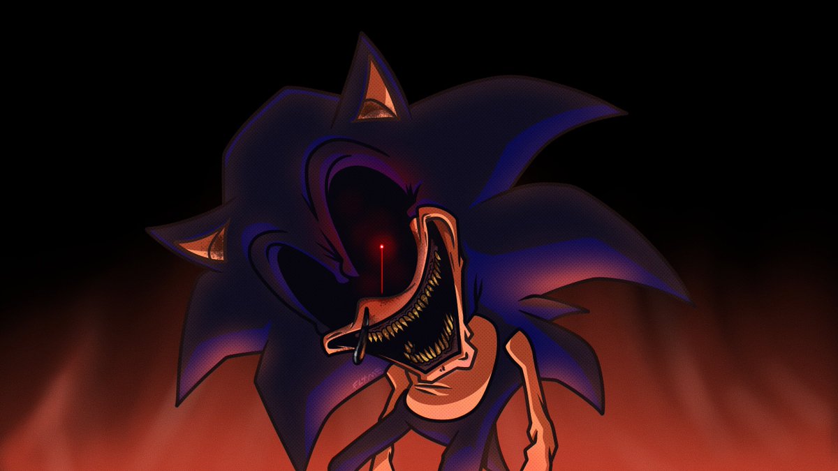 "FACE ME FULLY." #art #sonicexe #2011x