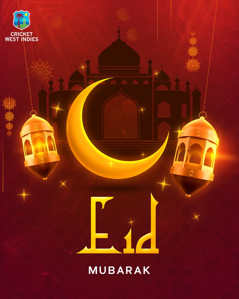 windiescricket's tweet photo. Eid Mubarak. May this day bring peace &amp; happiness to all. 🌙 https://t.co/g0EKjK8GJF