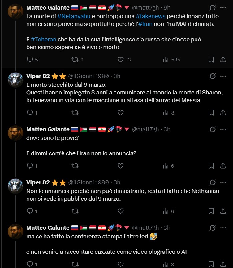 Matteo Galante 🇷🇺 🇵🇸 🇾🇪 🇱🇧 🚀🪂🔻 tweet media