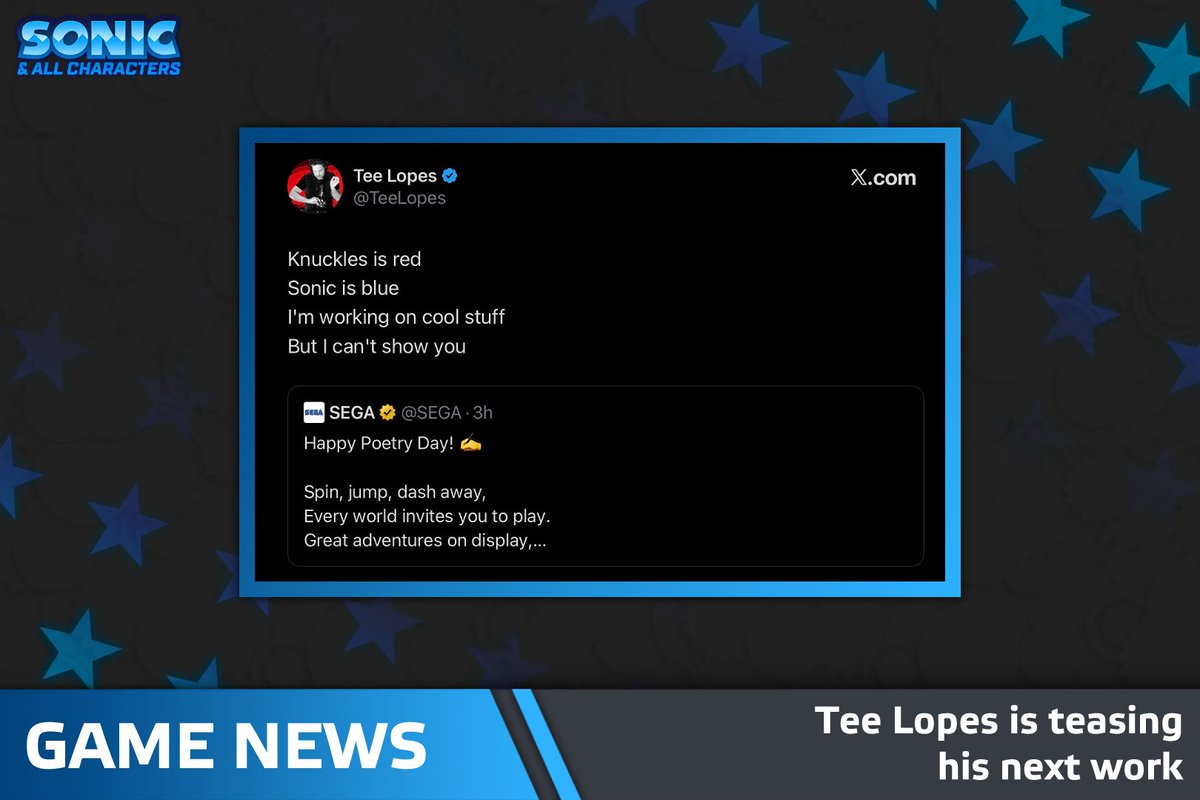 Sonic and all Characters tweet media