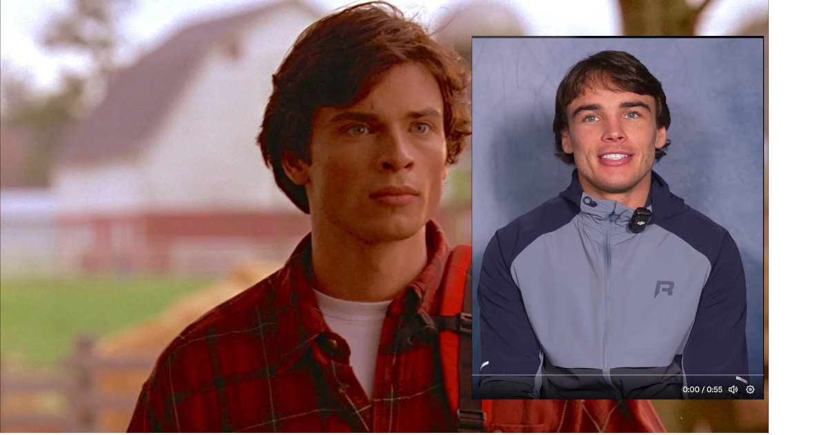 OOracle29223's tweet photo. Excited to watch young Tom Welling fight... #smallville #lukeriley #ufc https://t.co/HPJTBGxTGL