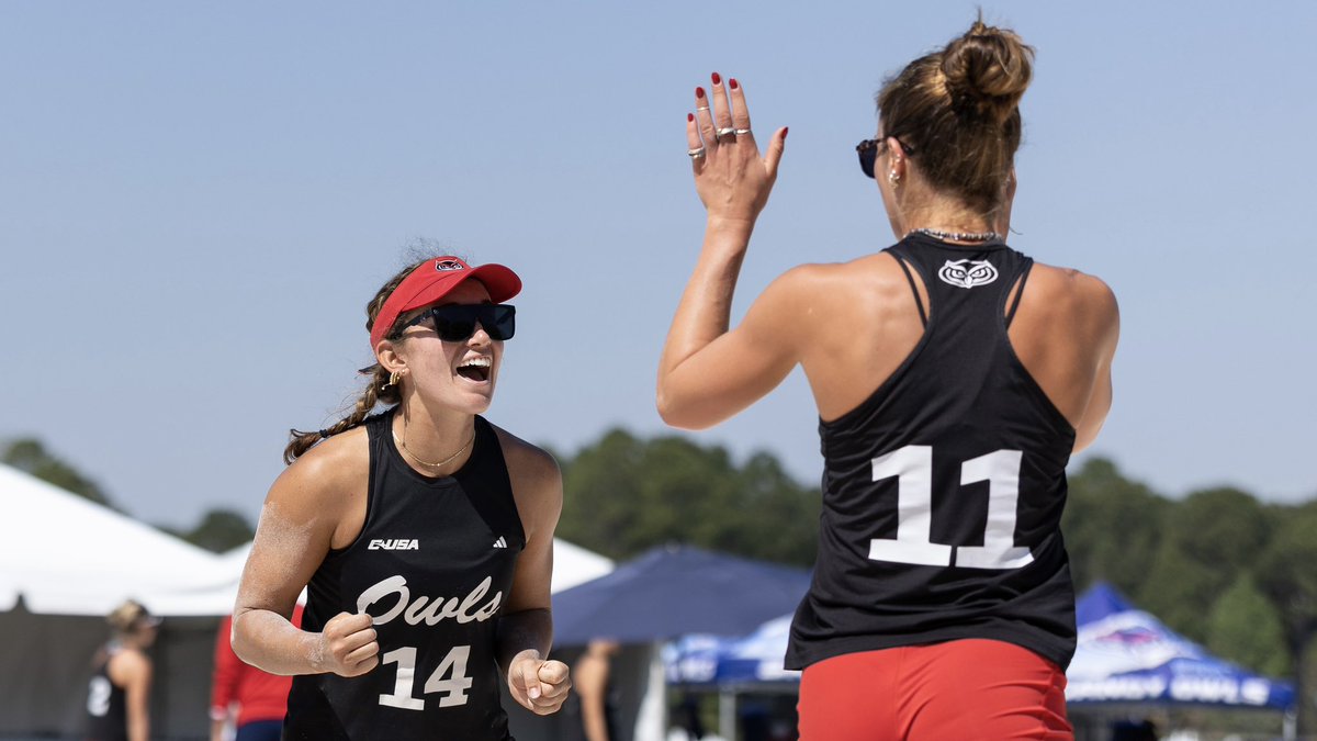 No. 15 Florida Atlantic Beach Volleyball tweet media