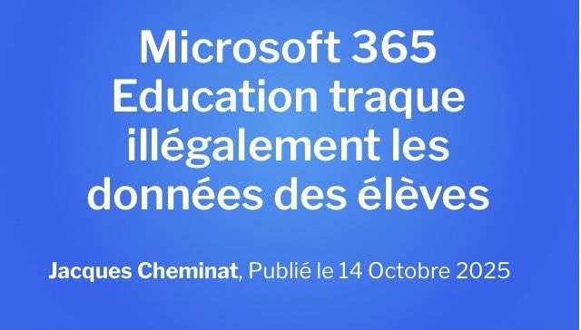 mars 2025: un ministère (l'Education Nationale) fait scandale en s'équipant avec Microsoft(!) ...pour un contrat de 100 millions.
L'Etat se fâche en octobre:
un avis sera obligatoire au dessus de 9 millions.
On pouvait casser le contrat Microsoft jusqu'en mars 2026.
Mais non...😞