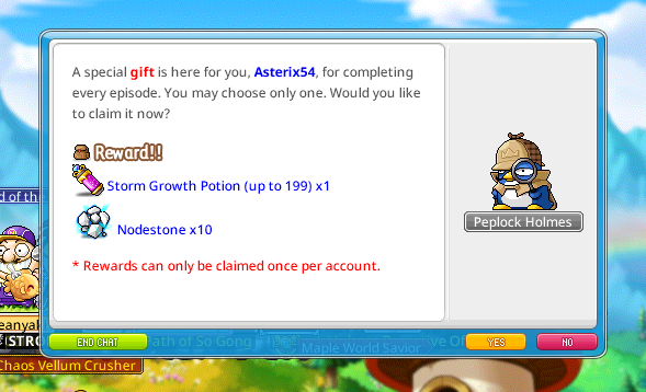 happy weekend my dear maplers

well, today finished short adventure of 10 episodes (u still got some time to complete them) 
ep 6 gave me biggest challenge. short, fun and nothing extra. (+10 nodes, nice )