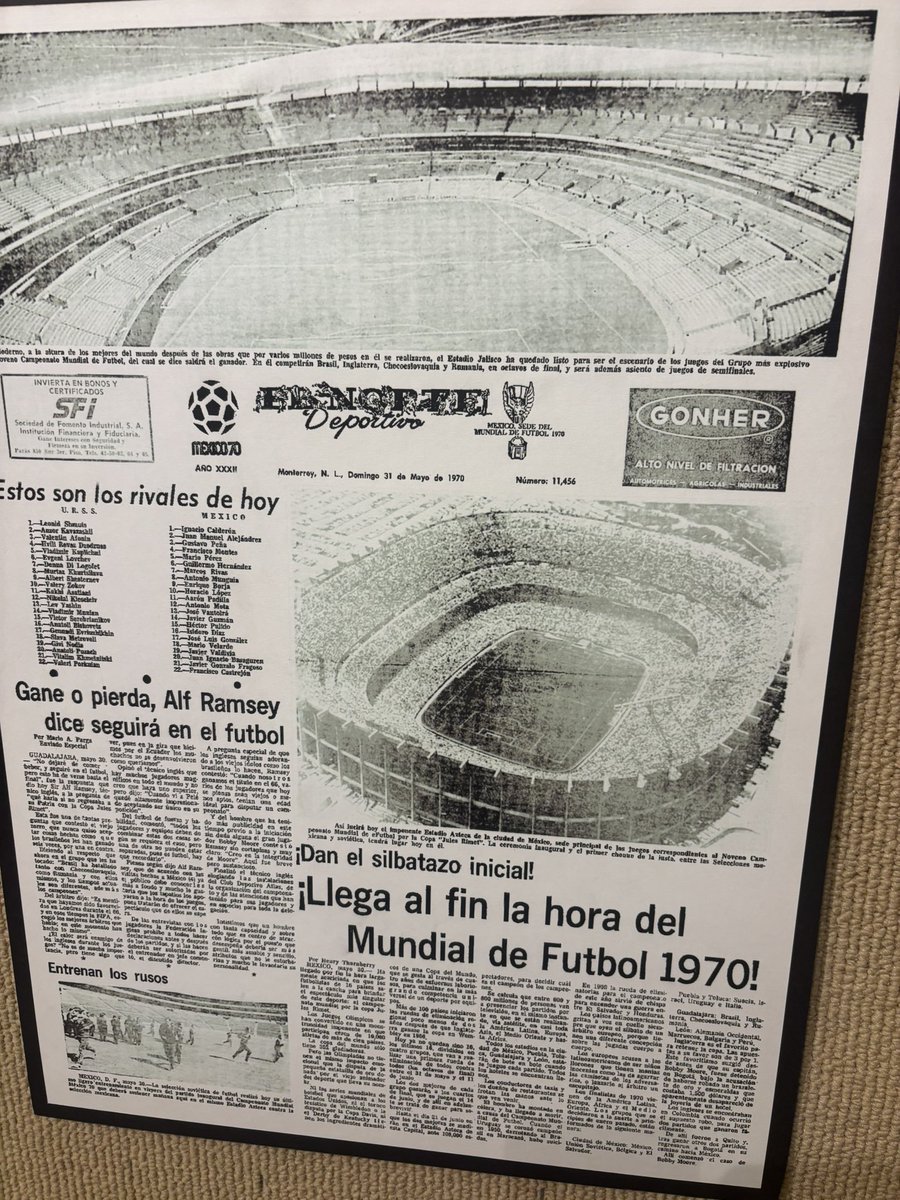 DavidFaitelson_'s tweet photo. Las dos portadas de @elnorte @Reforma el día en que comenzaron los Mundiales de 1970 y 1986…
Habrá una tercera portada en ese tono para el 11 de junio… https://t.co/0pz5a6Fs2v