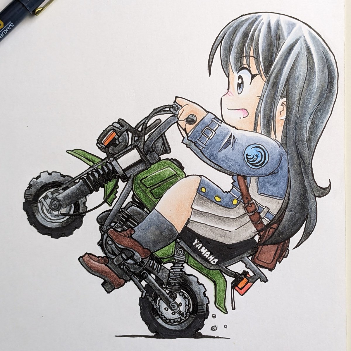 井ノ上たきな 「>RT 「モトコンポって色々ズルい」と思うフォーゲル乗り」|Norioのイラスト