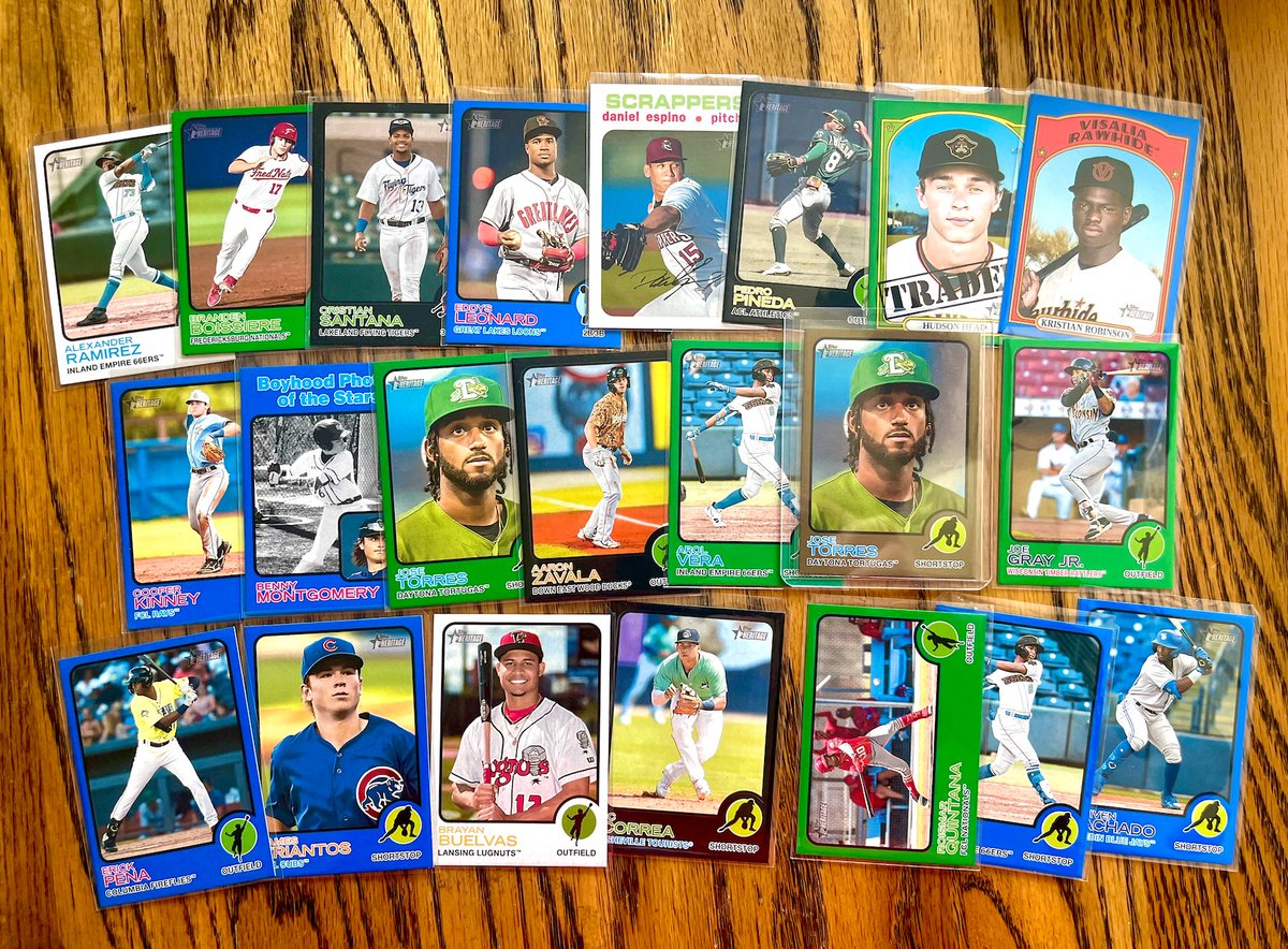 SoxStacks's tweet photo. You know i've accumulated some Heritage Minors hits..
#SoxStacks
Color Lot - 22 cards
As low as /18!
$20 shipped https://t.co/1uepwHZzeB