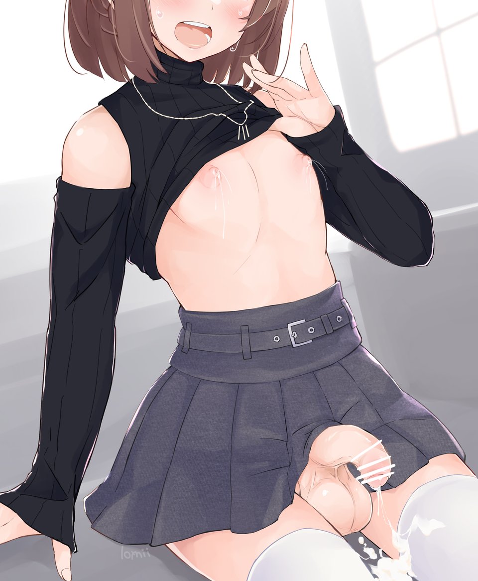 貧乳ふたなり女子のうちの子メインで描いてます～
#三連休はフォロワーさんが増えるらしい 