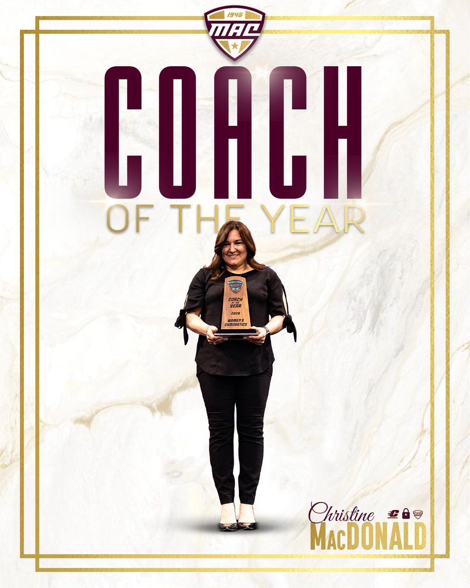 GIVE IT UP FOR YOUR 2026 MAC COACH OF THE YEAR ➡️ CHRISTINE MACDONALD!!! ❤️‍🔥❤️‍🔥

#FireUpChips🔥⬆️🤸‍♀️ #SLx2 #🔒