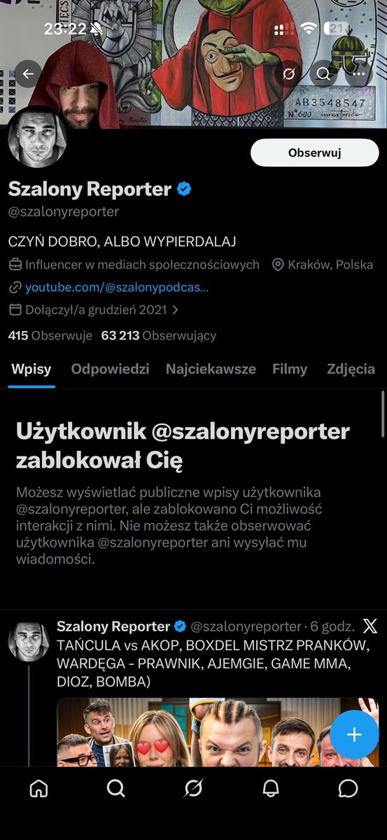 nowpat09's tweet photo. Oh… tak to jest jak sie prawde pisze takiej łajzie … @famemmatv @don_kasjo @szalonyreporter  @bad_boy_denis_ https://t.co/WAXq29WNuz