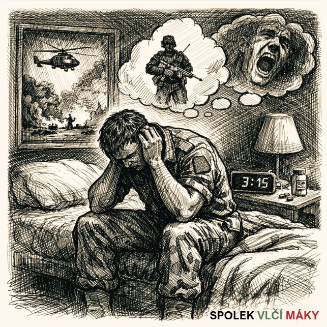 Nedávno jsme si připomněli Světový den spánku 🛌🏻💤 ovšem řadě veteránů se jej nedostává: Nespavost, noční můry a spánková apnoe bývají doprovodným jevem PTSD, TBI či úzkostí a patří mezi nejčastější neviditelná zranění.

Spánek, který nepřináší odpočinek, postupně ničí psychiku,