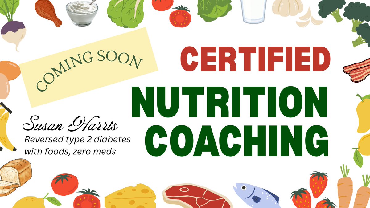 SusanHarris20's tweet image. Excited to become a Certified Nutrition Coach. Course in progress. #certified #nutritioncoach #type2diabetes