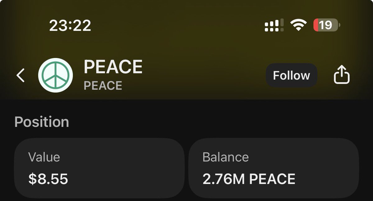 senseioleg_'s tweet photo. Bro it’s a super mission!!! Support $PEACE https://t.co/VdVlCdz9oe