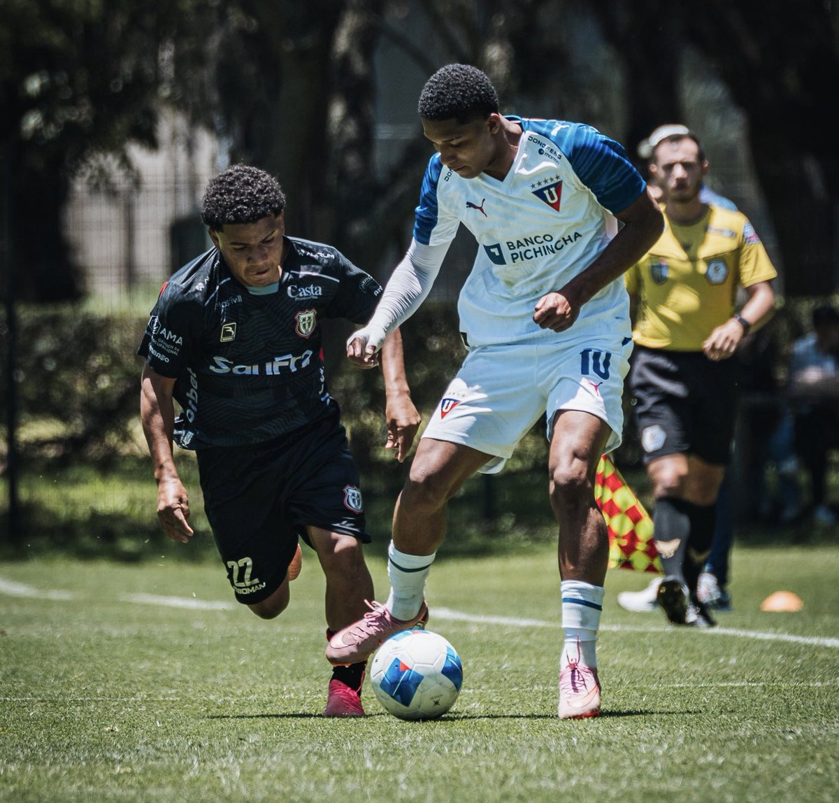 Jandry Calle titular en el primer partido de <a href="/Formativas_LDU/">Formativas LDU</a> en el Campeonato Nacional Sub 19. Los albos consiguieron una valiosa victoria frente a Técnico Universitario.