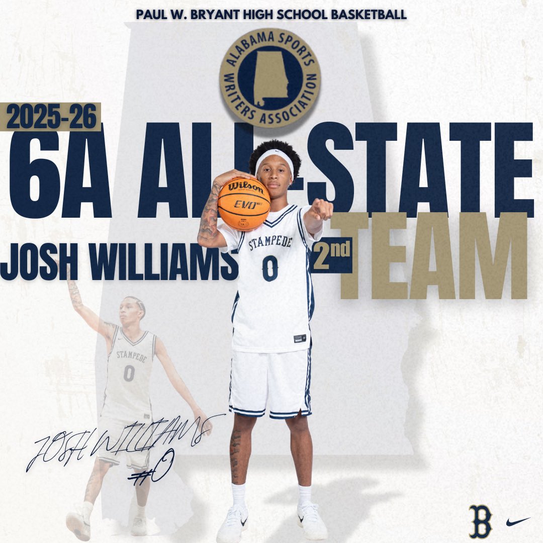 PWBAthletics's tweet photo. Congratulations to Seniors Adrienne Hunt and Joshua Williams for being selected to the ASWA All-State Basketball Teams. https://t.co/E6T2opcSsx