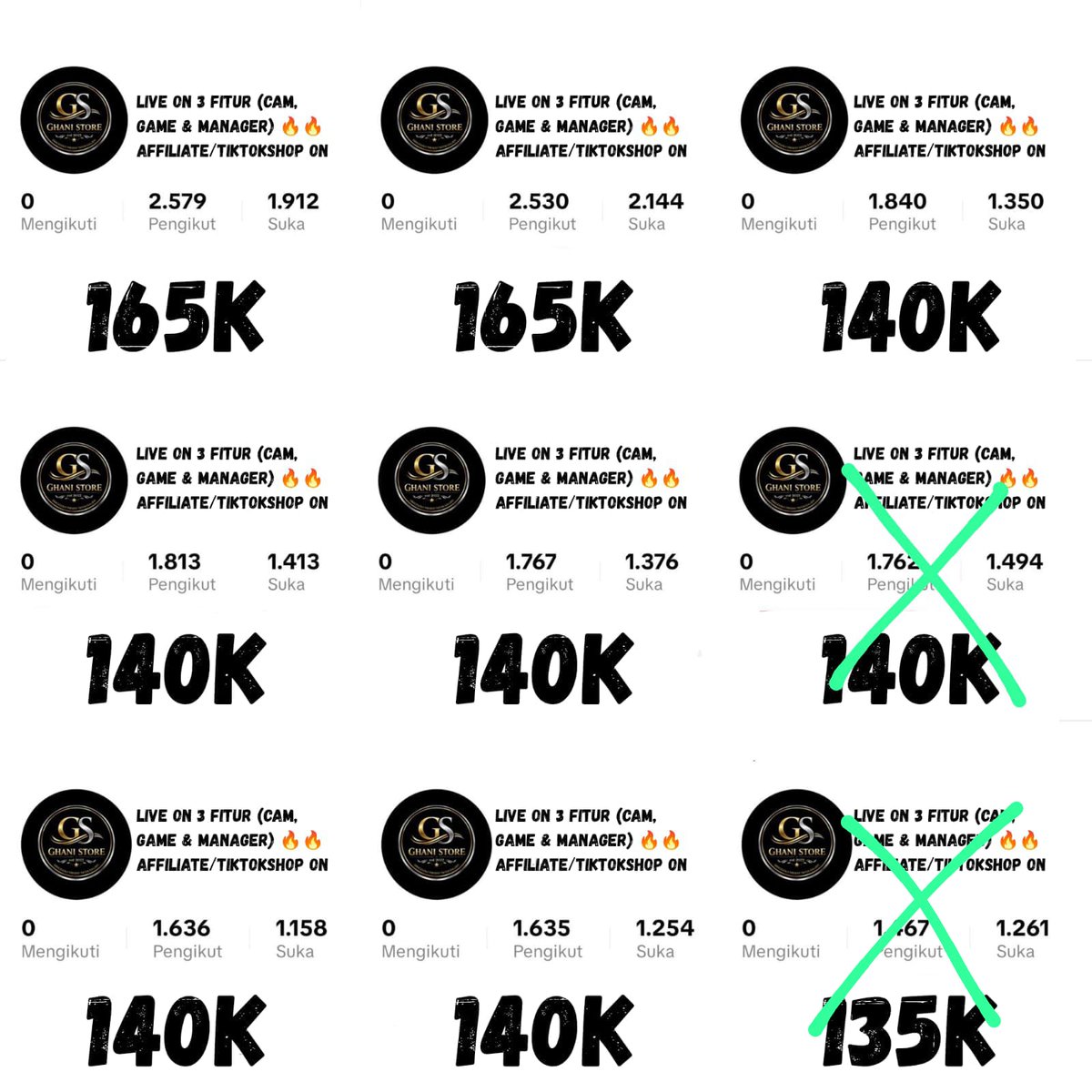 modin🙀 | JUAL AKUN TIKTOK tweet media