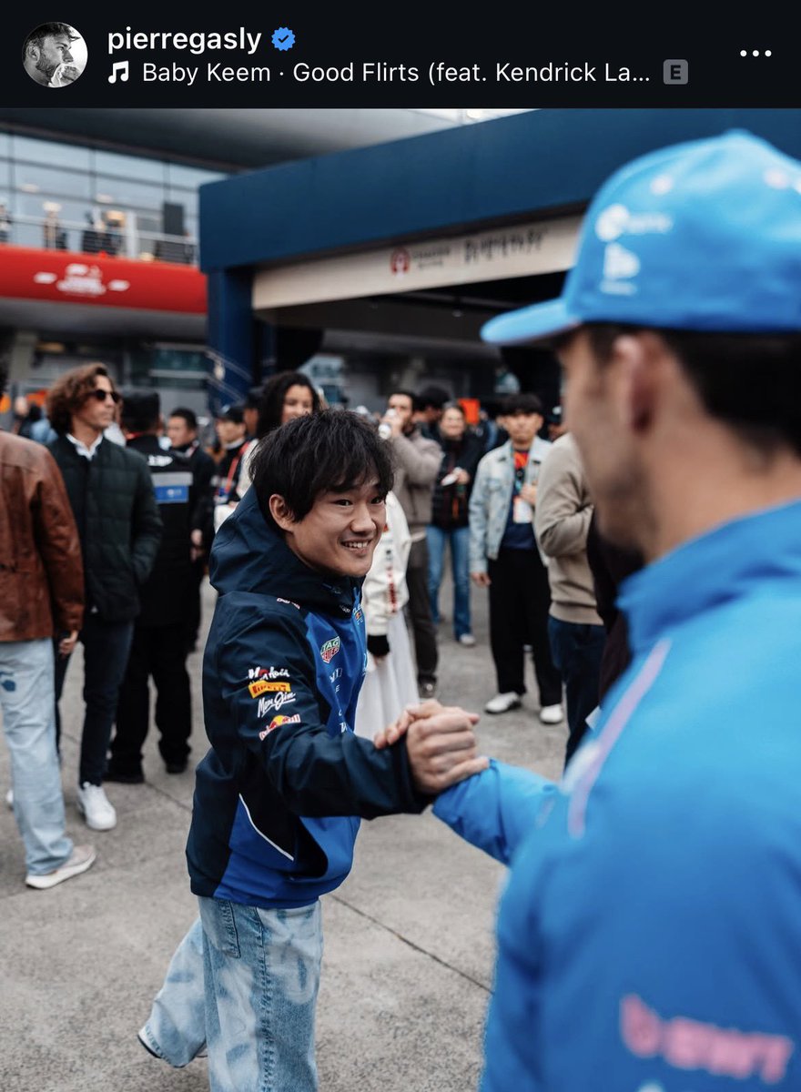 81hitmyline's tweet image. all posted by pierre gasly btw