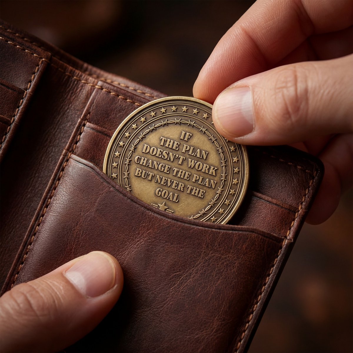EDCReminderCoin's tweet photo. Improvise. Adapt. Overcome Coin - not just words, but a mindset forged in pressure and proven in action. 🇺🇸
Carry it as a reminder that no obstacle is final, only your response defines the outcome. 
A small coin.A powerful standard.
#edcremindercoins #improviseadaptovercome #gift https://t.co/YHyo45azNS