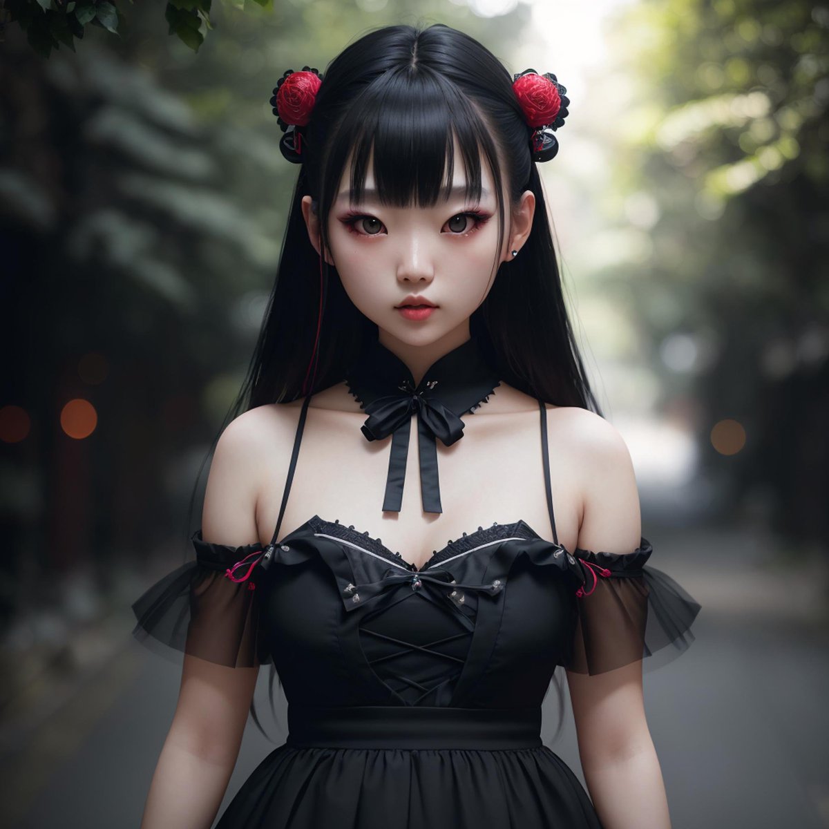 Moko1234559's tweet photo. Japanese Goth 5: Shadow Persona
#aiartgallery #AIartist #japanesegirls #aienginemix #aiartworkcommunity #gothgirls #aiartworks #aiart #aiartcreator #aiartcommuity #aigeneratedimages #magicai #aiartsociety #aiagirls #aidrawing #kawaiigoth https://t.co/qn3M2qC6TI