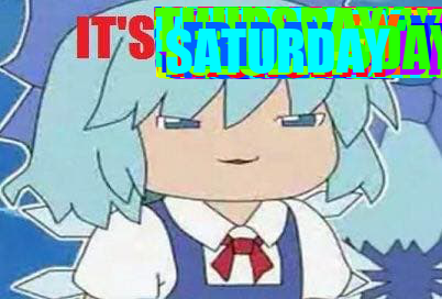 Cirno tells you what day it is tweet media