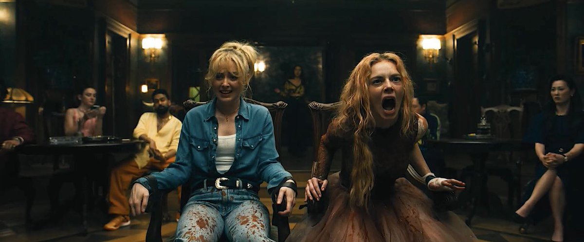 JeromeM94Movies's tweet photo. Ready Or Not 2: Here I Come - This is some of the most fun I’ve had in the theater so far this year. Does everything a sequel should do and makes the argument of being better than its predecessor. Samara Weaving nails it once again and Kathryn Newton is kind of unbelievably good. https://t.co/DQMRbvAe56