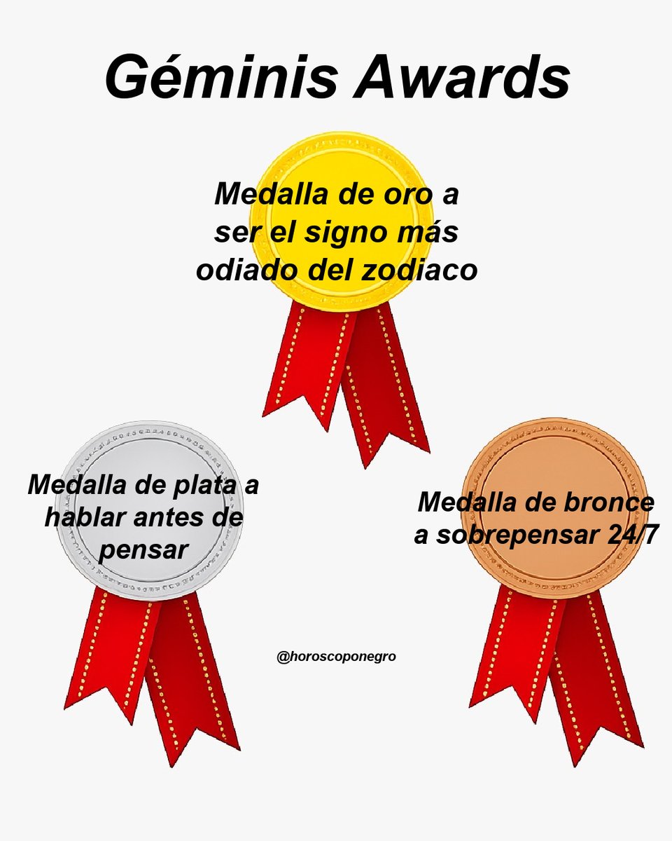 Totalmente merecidas 😅😂 ¿Tienes otra medalla en tu mente?
