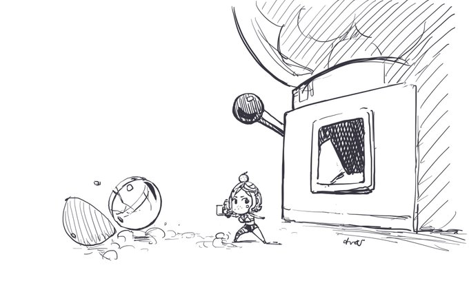 ガチャン!
シュタッ!
スタタタ……ヒソッ 