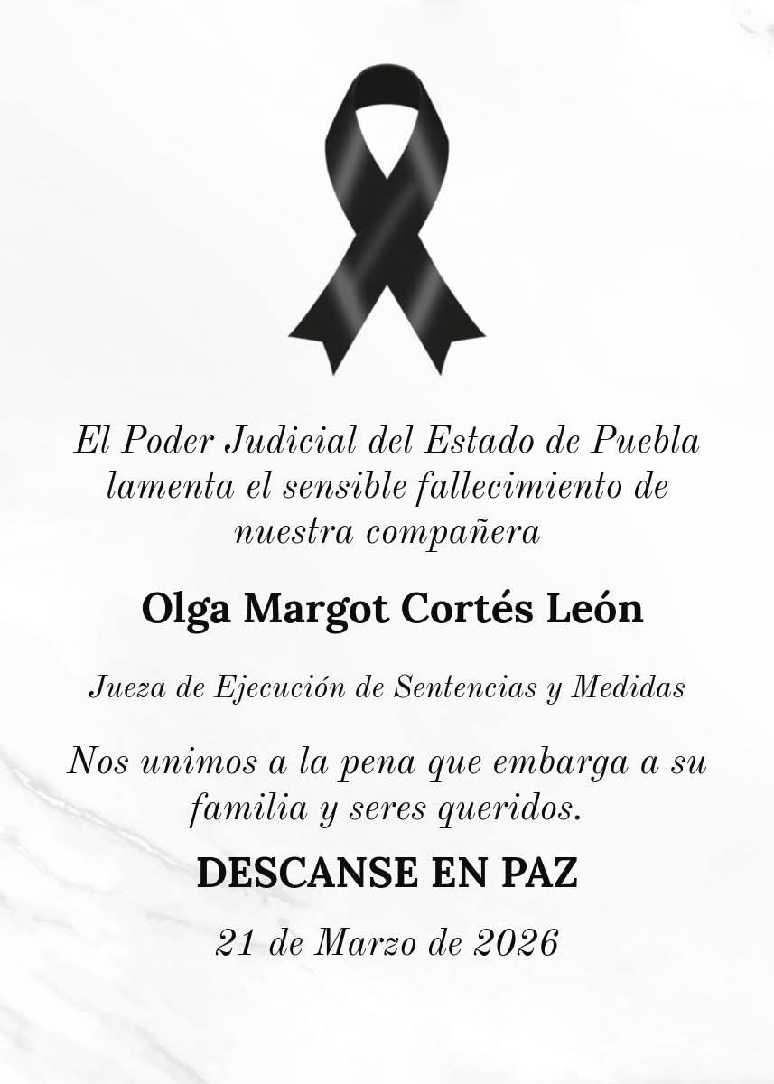 Poder Judicial Puebla tweet media