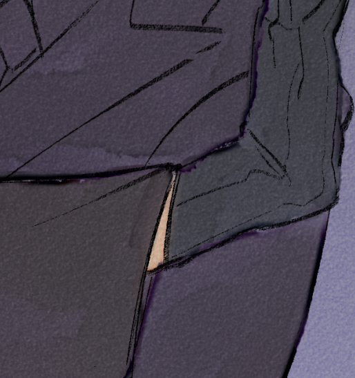 Demetera_'s tweet image. favorite part of painting rob is adding the sliver of skin between the glove and and coat