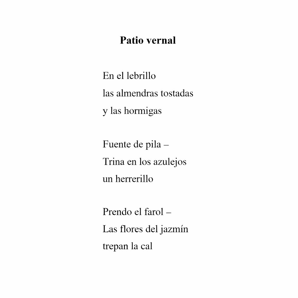 PedroCepedal's tweet photo. Día de la Poesía. Breve rensaku de aroma andaluz.

#haiku #díadelapoesia #primavera https://t.co/VgczeFXQsU