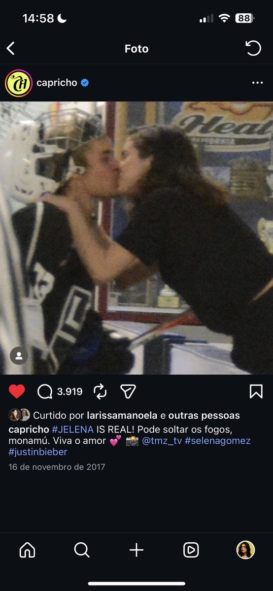 isaandjk's tweet image. eu maior faã de #jelena em 2017