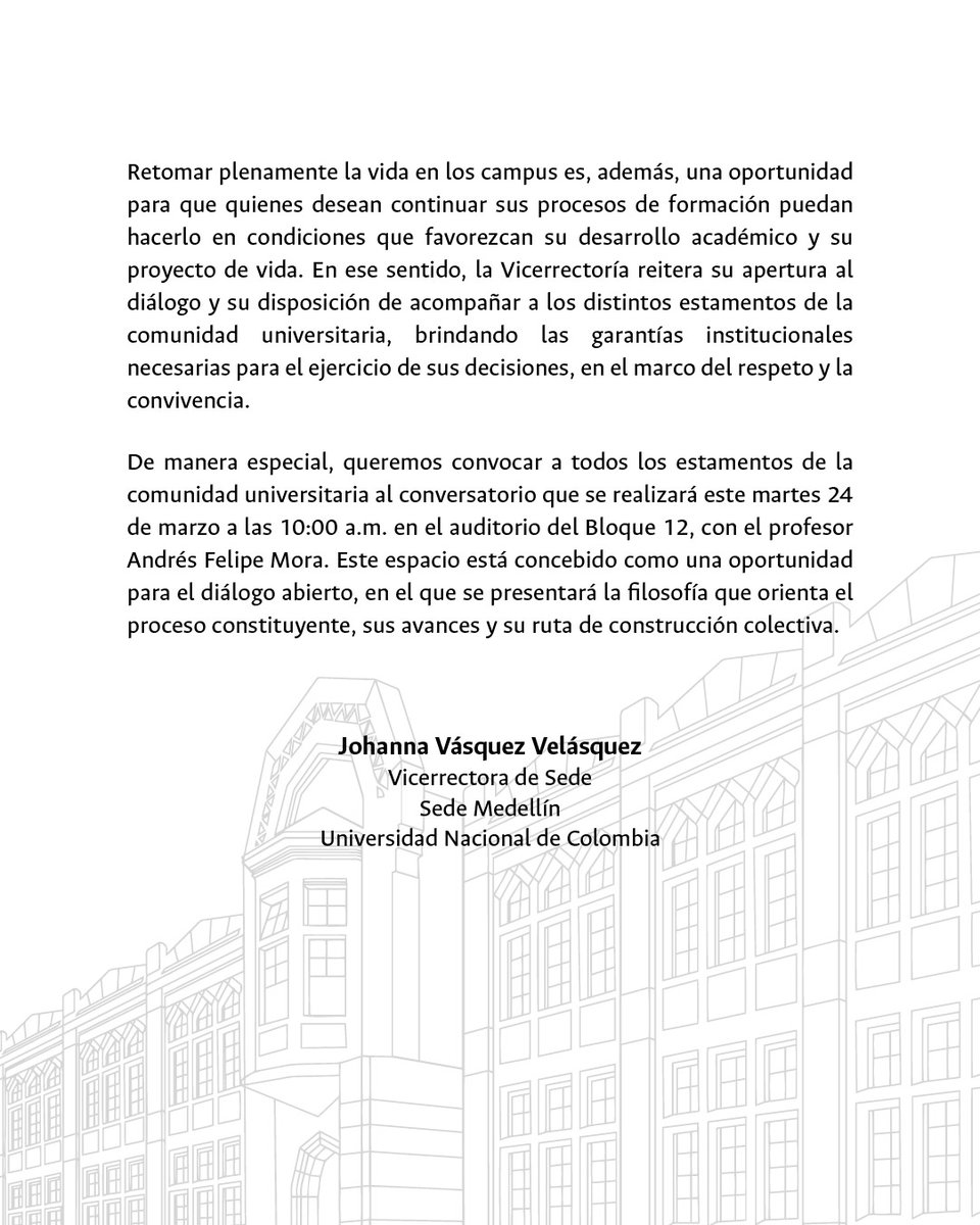 Sede Medellín UNAL tweet media