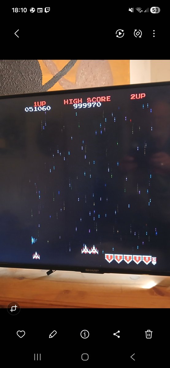 I pushed myself to have ONE more game of Galaga, stopped at 3 million,  plenty looking for tips on it , all I can say is try and keep one side of the screen clear, also from from level 22, the patterns are the same , the the difficulty doesn't change,  3,051,060 #10pscore