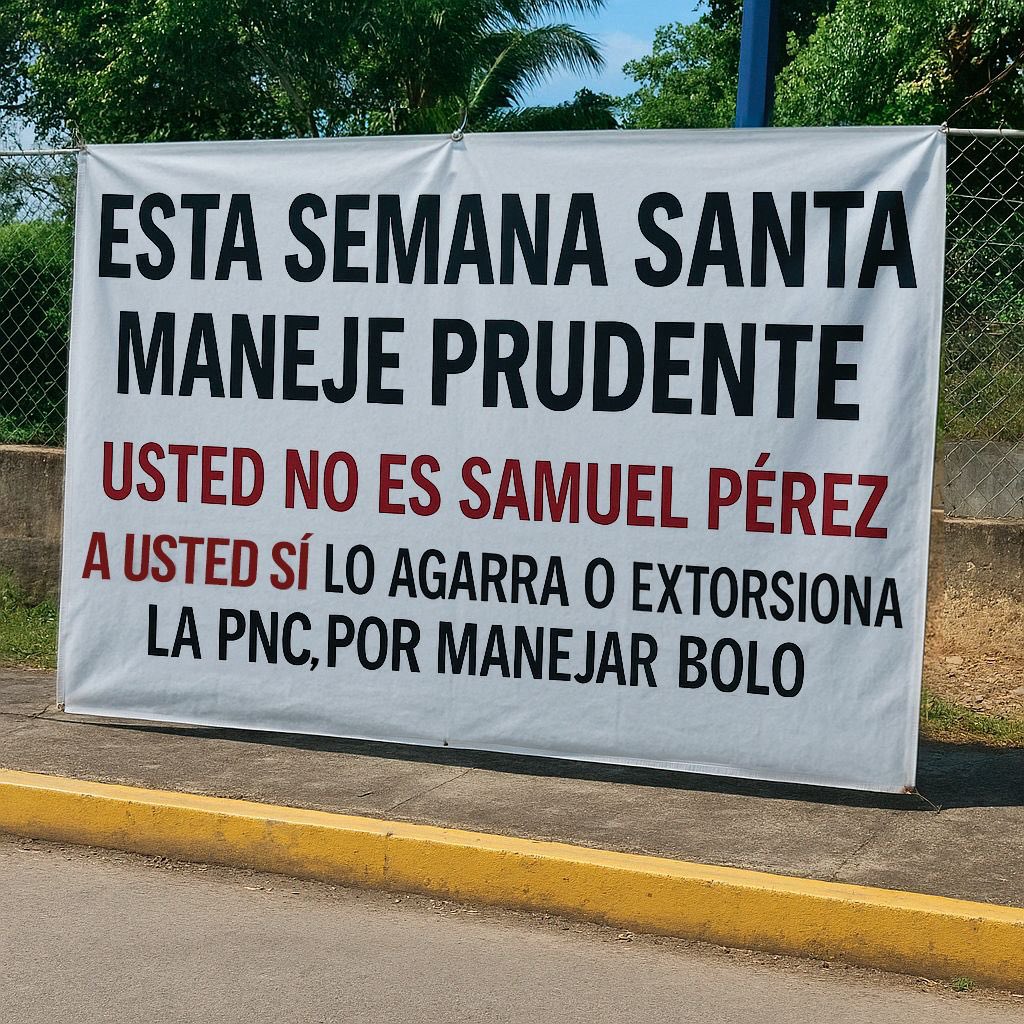Que buen momento para recordarle al buen Guatemalteco mucha prudencia en esta Semana Santa.