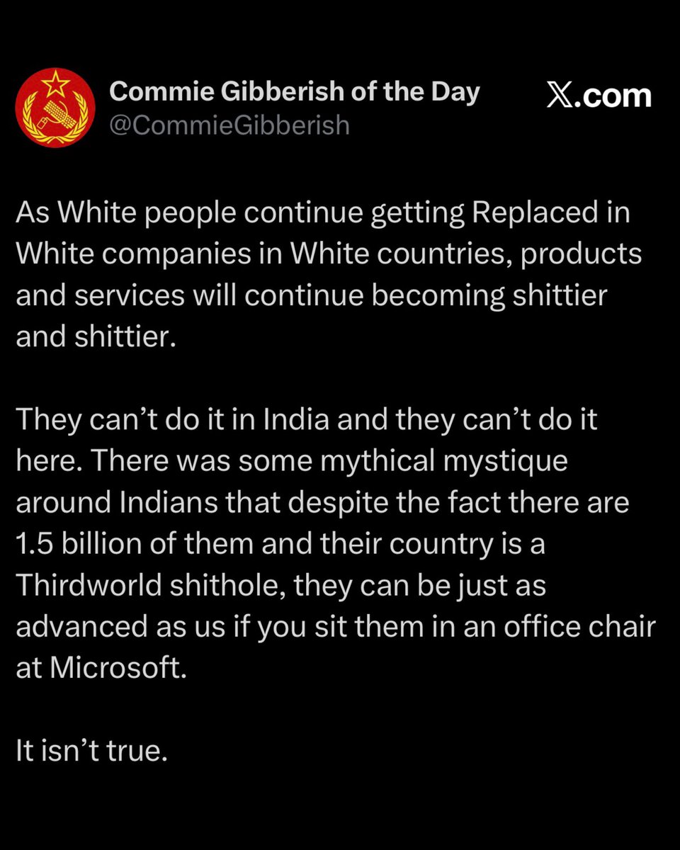 Commie Gibberish of the Day tweet media