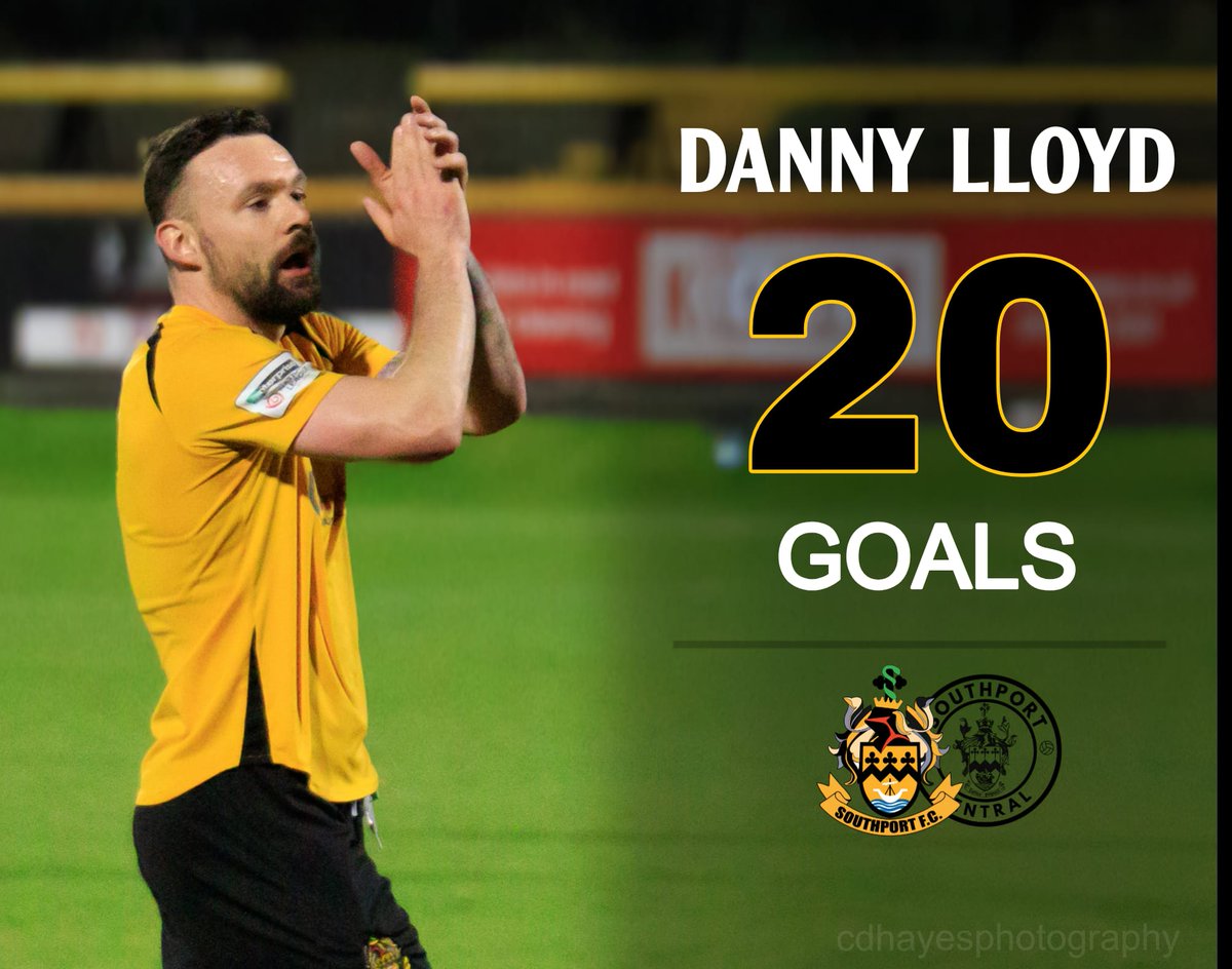 📊 Milestone 🚨

Danny Lloyd’s goal today was his 20th competitive goal for Southport.

Full player stats:
southportcentral.co.uk/players/player…