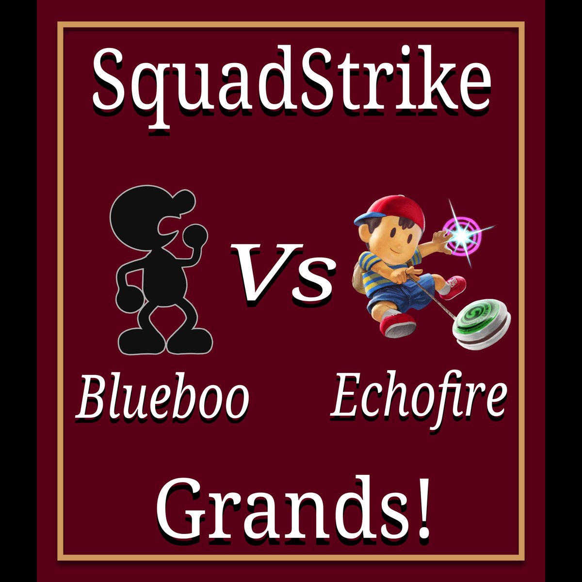 NoMiSSBU's tweet photo. Grand Finals is set!

@BlueBoo_64 VS @EchoFirefly_ fight to see who will take home the Squad Strike crown 👑!

Link below! https://t.co/rGyf4cOpMf