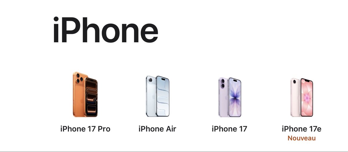 Fini les 4 iPhones par an ! 📱

D'après les dernières rumeurs, Apple bouscule sa roadmap : la gamme pourrait passer à 6 ou 7 modèles d'ici 2027. 🚀

Plus de choix ou trop de confusion ? 

L'ère du "un seul iPhone" est bien loin. 🍎