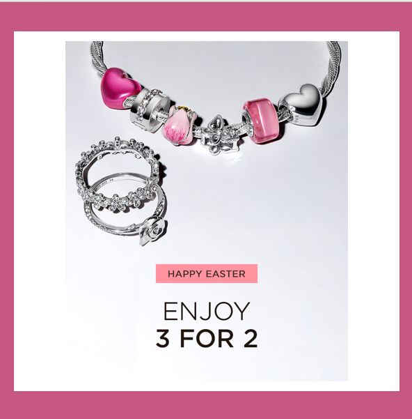 SaleHunterSA's tweet image. More sparkle for less ✨

The Pandora 3 for 2 Sale is on. Buy any three jewellery pieces and only pay for two across charms, bracelets, rings and more.
Shop the offer now:
buff.ly/WXjuUsy

@Pandora @PandoraSA

#Pandora #PandoraSA #PandoraSale #3for2 #JewellerySale