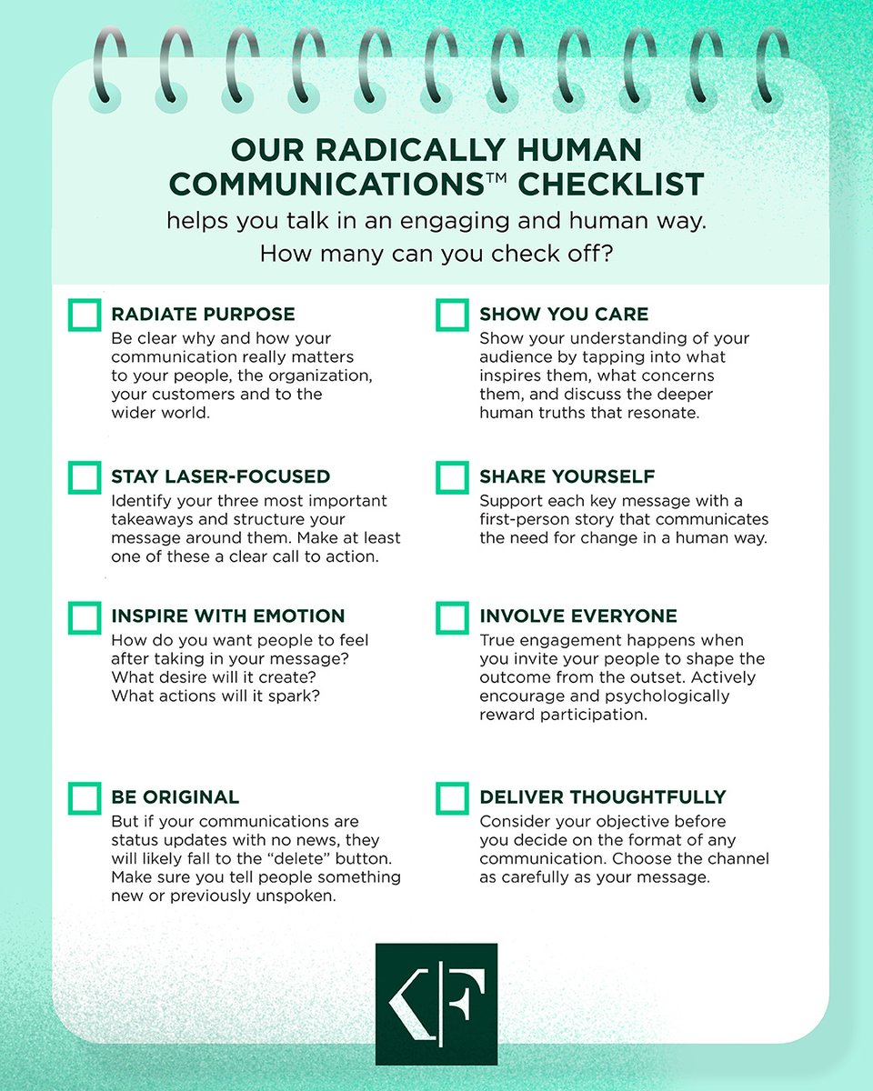 Korn_Ferry's tweet image. In times of change, how you #communicate matters as much as what you do. Keep it human, focused, and thoughtful. krnfy.bz/3NGmF6k