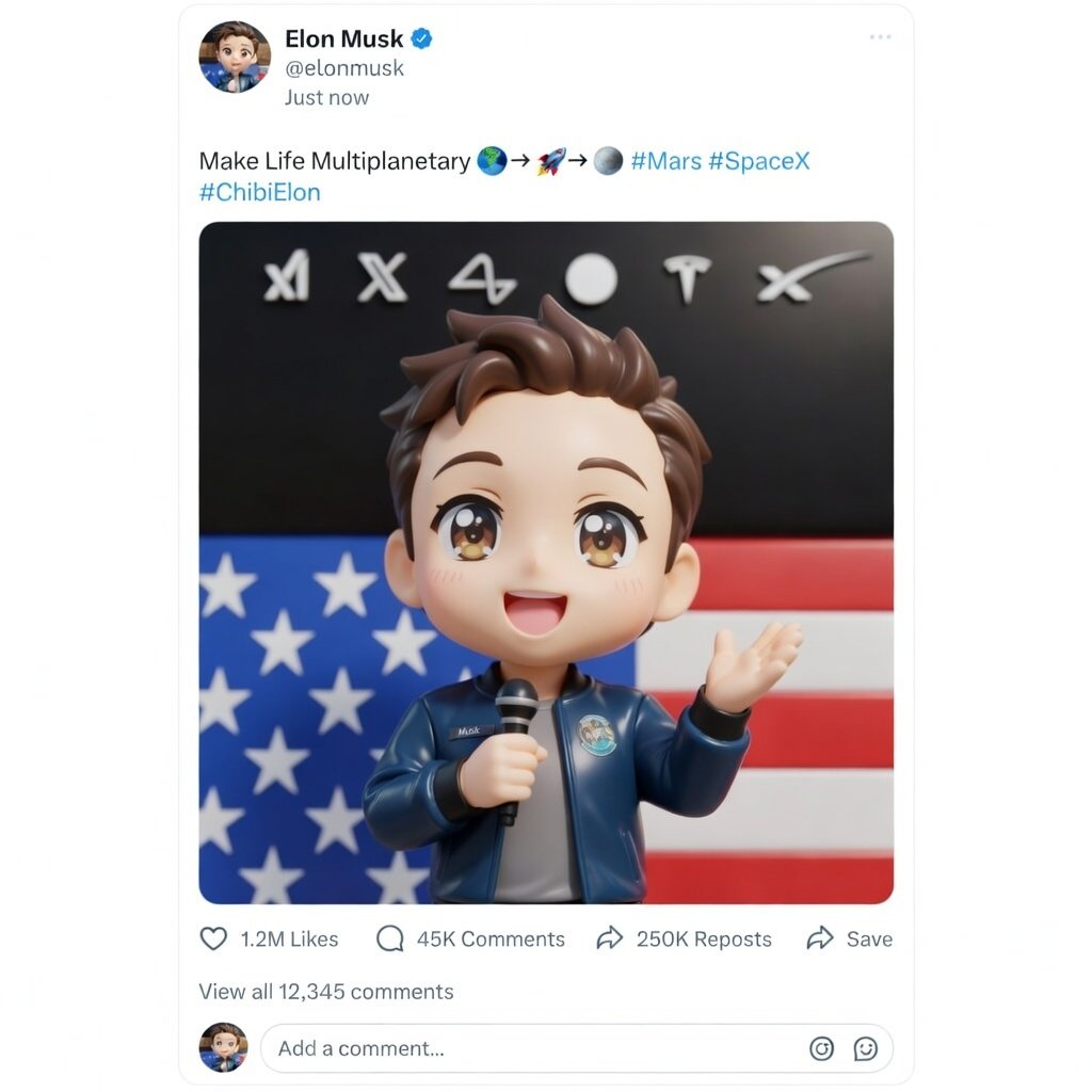 Big sparkling eyes, fluffy hair, tiny blue jacket, mic in hand, and that American flag backdrop… I’m melting.