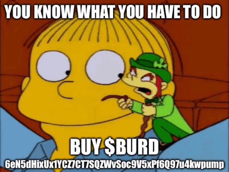 Happy St. Patrick's Day $BURD 6eN5dHixUx1YCZ7CT7SQZWvSoc9V5xPf6Q97u4kwpump