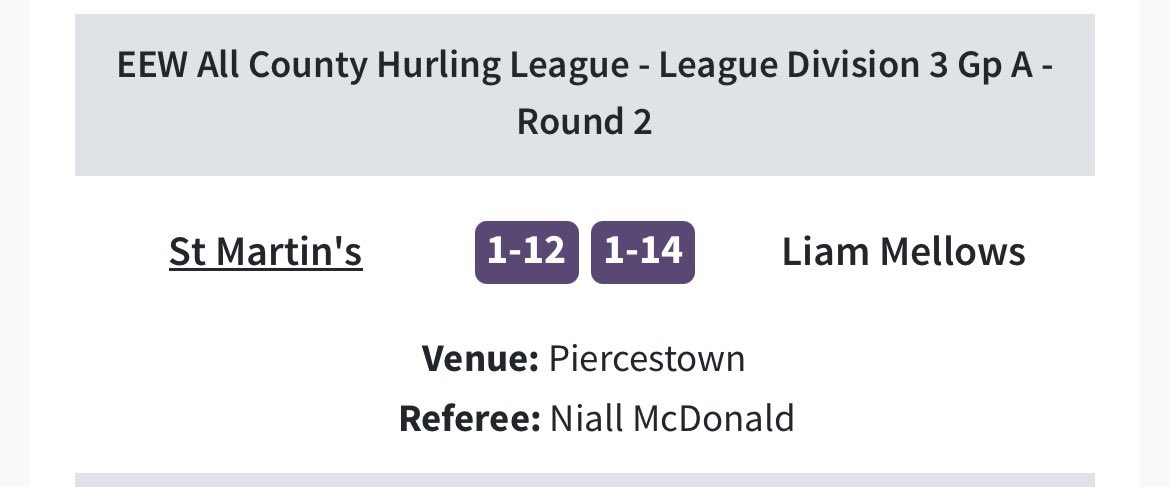 Castletown Liam Mellows tweet media