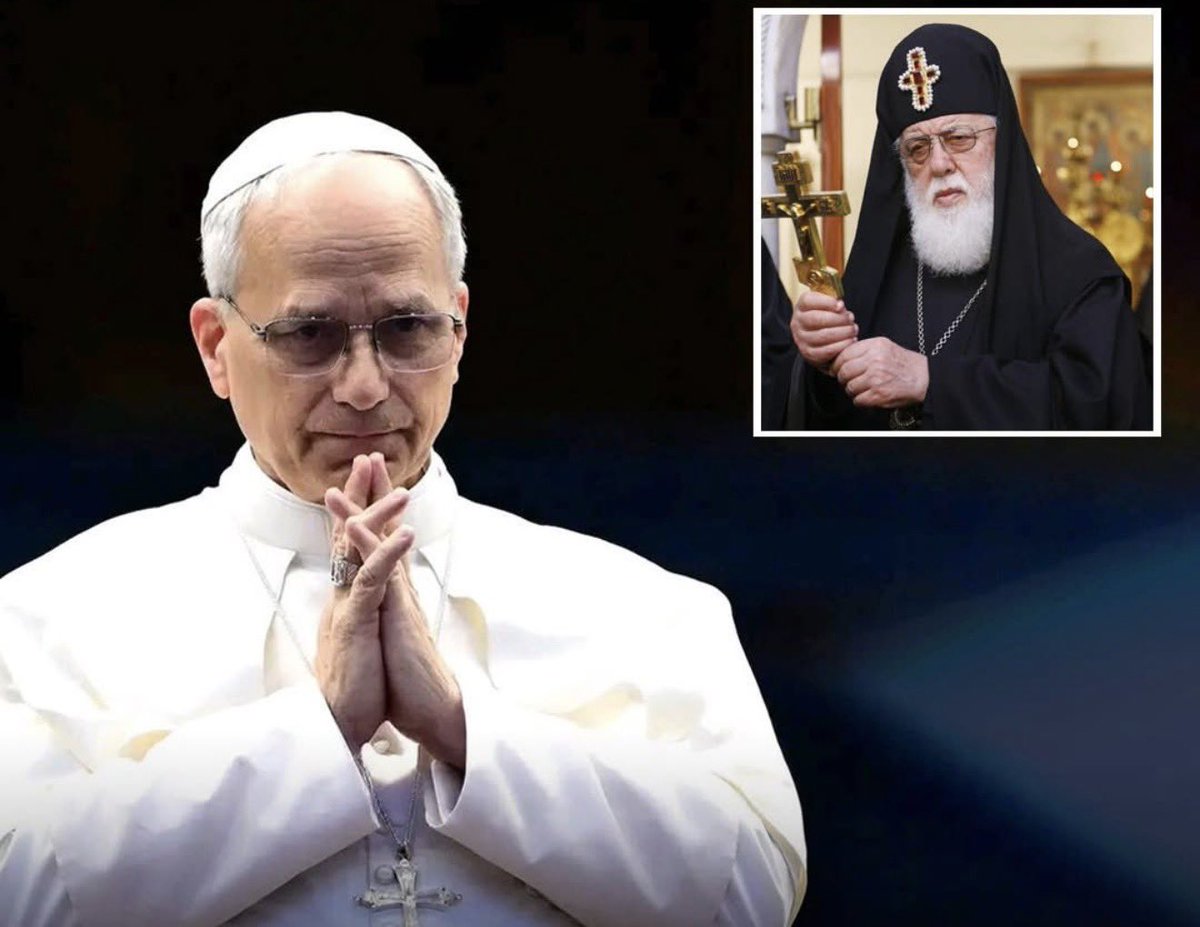GeoVatican's tweet photo. His Holiness Pope Leo XVI has sent a letter of condolence to the Georgian people on the passing of Catholicos-Patriarch Ilia II.
This message of compassion and solidarity honors a spiritual leader whose legacy will remain forever in the hearts of Georgia #MFAofGeorgia 
#HollySee https://t.co/aci1SAKd2a