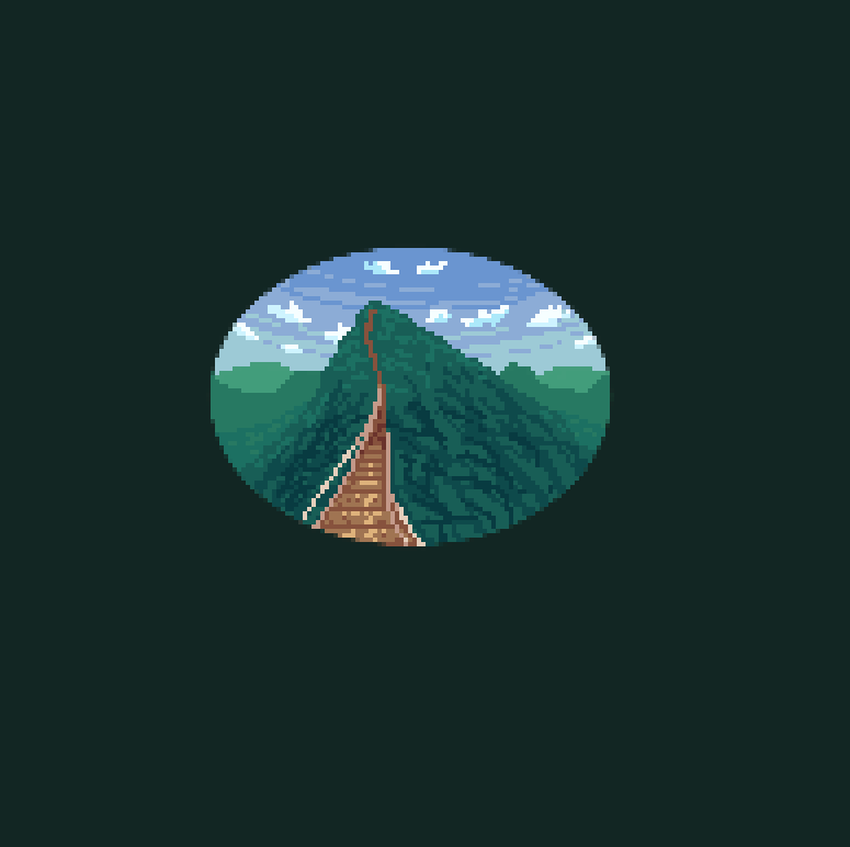 UlaPelirroja's tweet image. Based on photos of Ha'iku Stairs aka Stairway to Heaven☁️
Would you like to climb it? ⛰️
#steps #pixelart #pixel_dailies