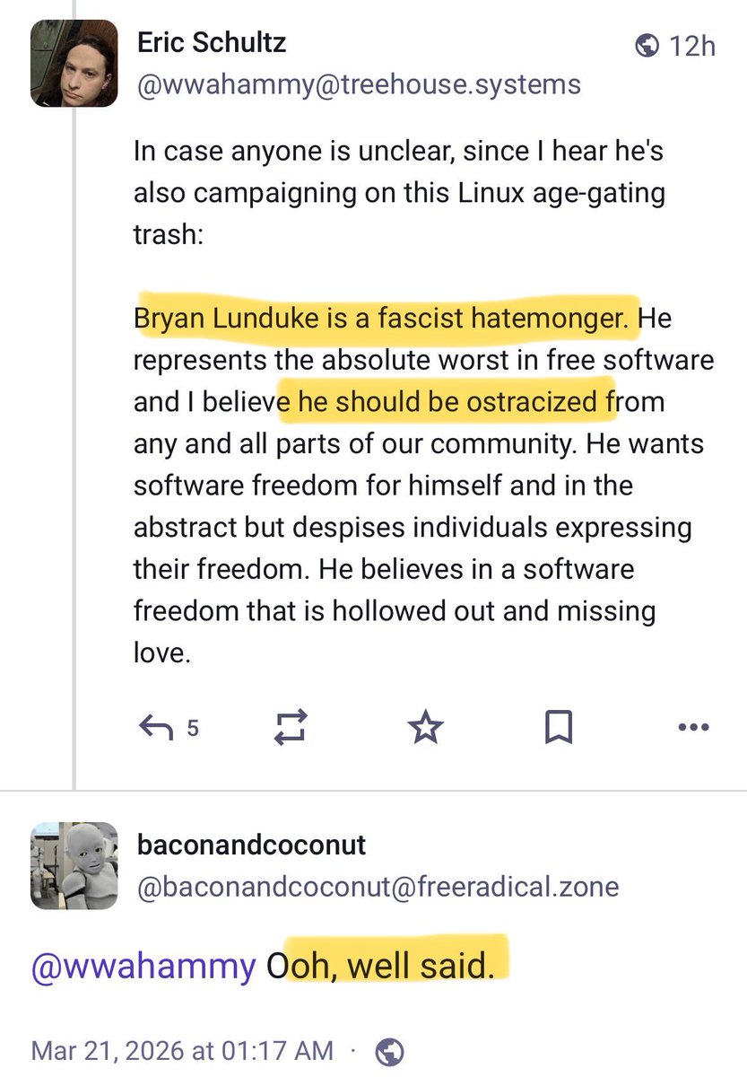 The Lunduke Journal tweet media