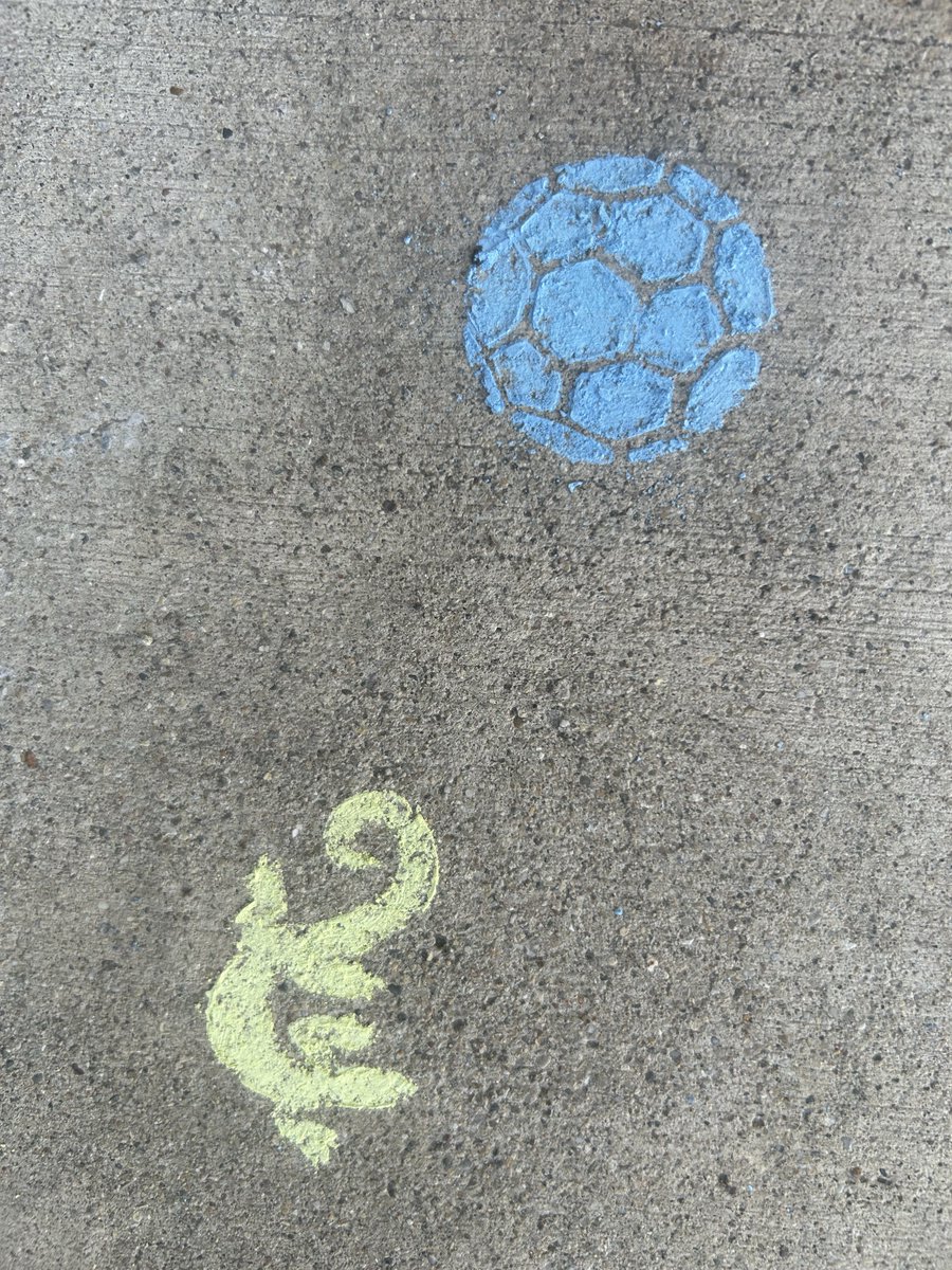 I know I said winter wouldn’t stop the chalk. Well… 😬. It did. 😂

Life is a lot sometimes, but more chalk will come. 💜